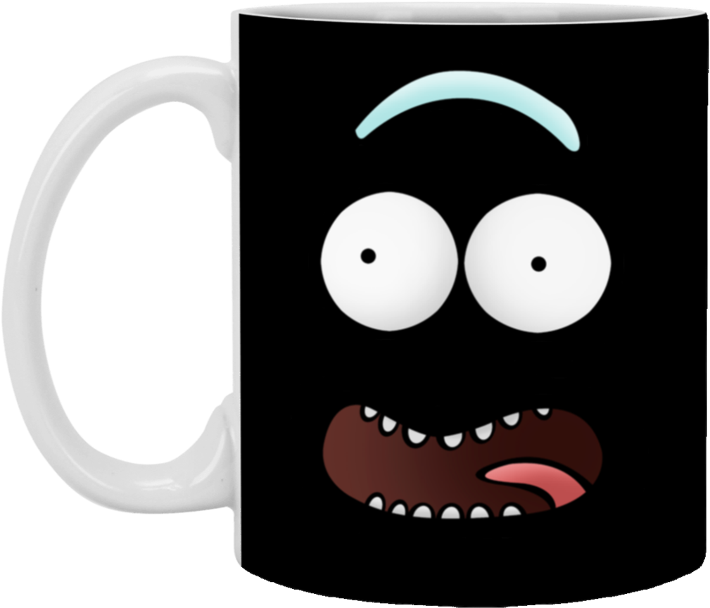 Rickz Pickles Funny Face Emoji Rick Mug Cup Gift - Mug (1024x1024), Png Download