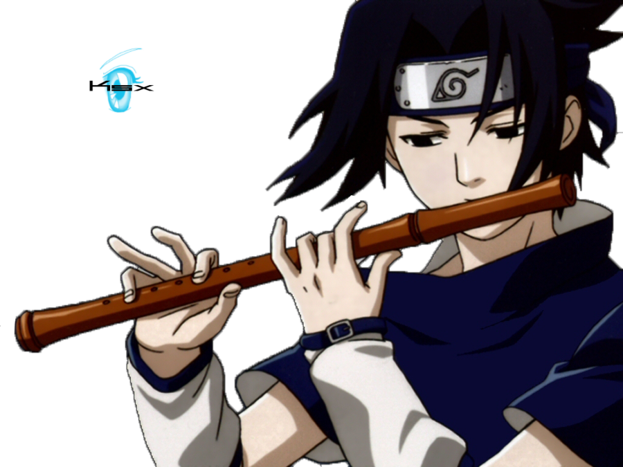 Main Suling Dulu - Sasuke Main Suling (900x675), Png Download