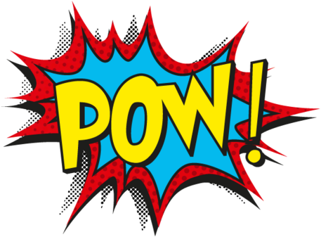 Pow Png (500x366), Png Download