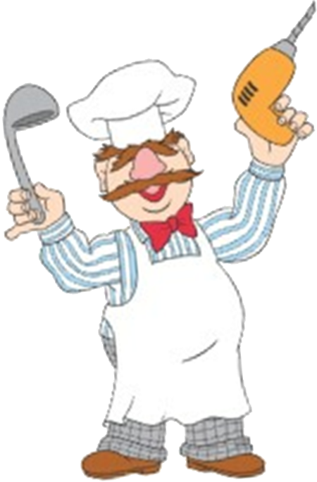 The Swedish Chef - Fathead Disney Muppets Wall Decal (450x685), Png Download