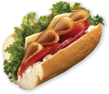Frullati Cafe Sub Sandwich - Sandwich Gourmet Png (391x317), Png Download