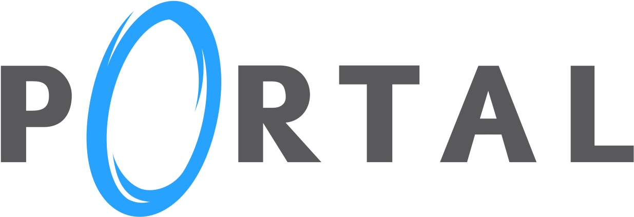 Fichier - Portal Logo - Svg - Portal 2 Logo Transparent (1280x459), Png Download