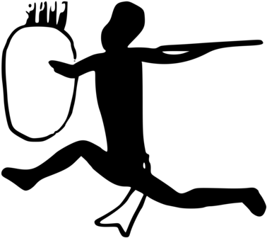 Computer Icons Silhouette User Interface Physical Fitness - Painting (384x340), Png Download