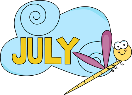Free July Clip Art Graphics Images - July Clipart (450x324), Png Download