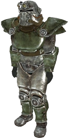 T-b Power Armorpng - 3 T 51b Power Armor (331x599), Png Download