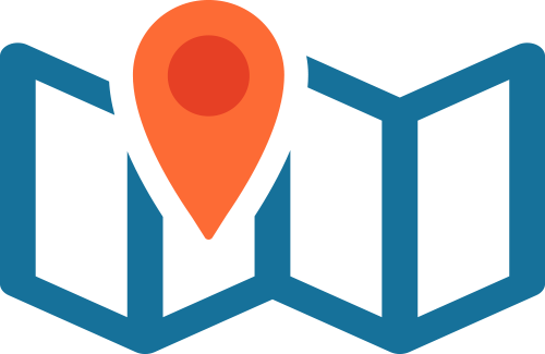 1 - Map (500x325), Png Download