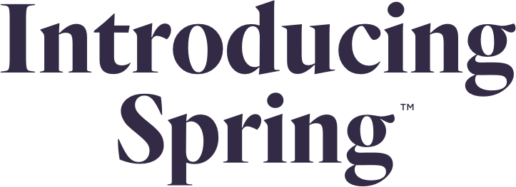 Introducing-spring - Portable Network Graphics (723x263), Png Download