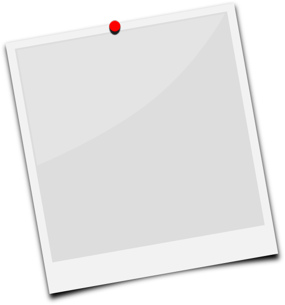 Polaroid Clip Art At Clker - Polaroid (558x597), Png Download