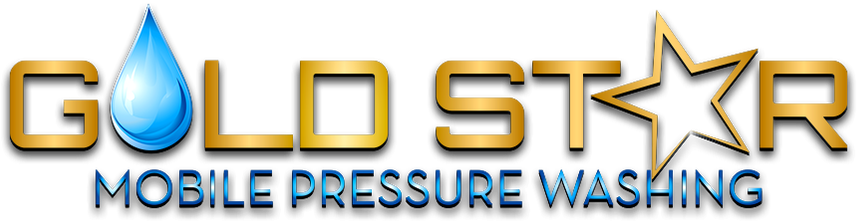 Gold Star Mobile Pressure Washing - Electric Blue (961x352), Png Download