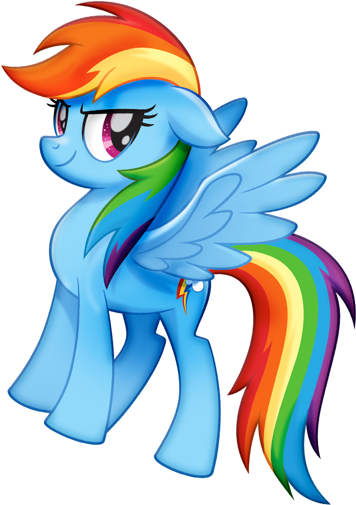High Quality Official Vectors For The Mlp Movie - Mlp The Movie Rainbow Dash (1024x1024), Png Download