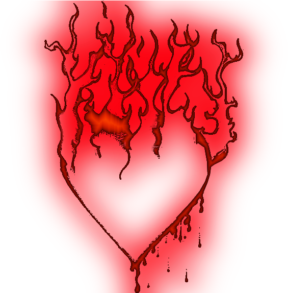 Corazones De Fuego - Corazon De Fuego Png (630x573), Png Download
