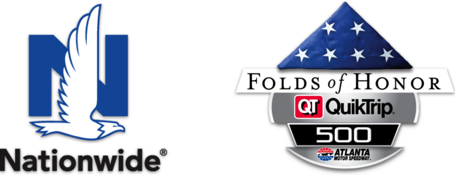 Of Honor Quiktrip 500 Nascar Race At Atlanta Motor - Folds Of Honor (1500x578), Png Download