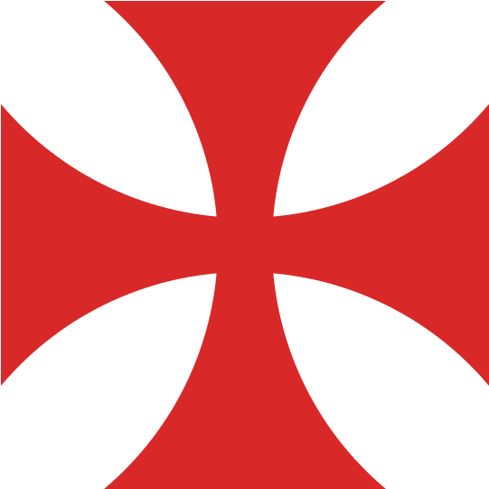 Croix Pattée Rouge - Red Iron Cross Png (600x600), Png Download