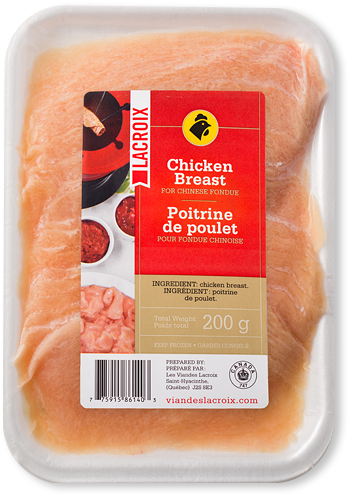 Thinly Sliced Chicken - Chicken As Food (640x640), Png Download