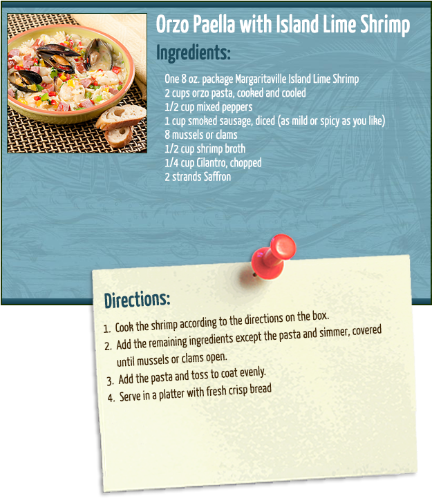 Orzo Paella With Lime Shrimp - Chicken Thighs (630x900), Png Download