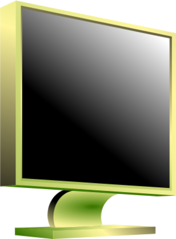 Lcd Plasma Tv - Computer Monitor (600x815), Png Download