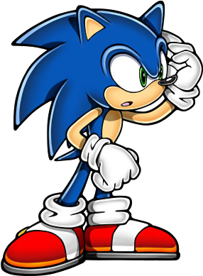 Sonic Adventure 25 - Sonic The Hedgehog Confused (300x416), Png Download
