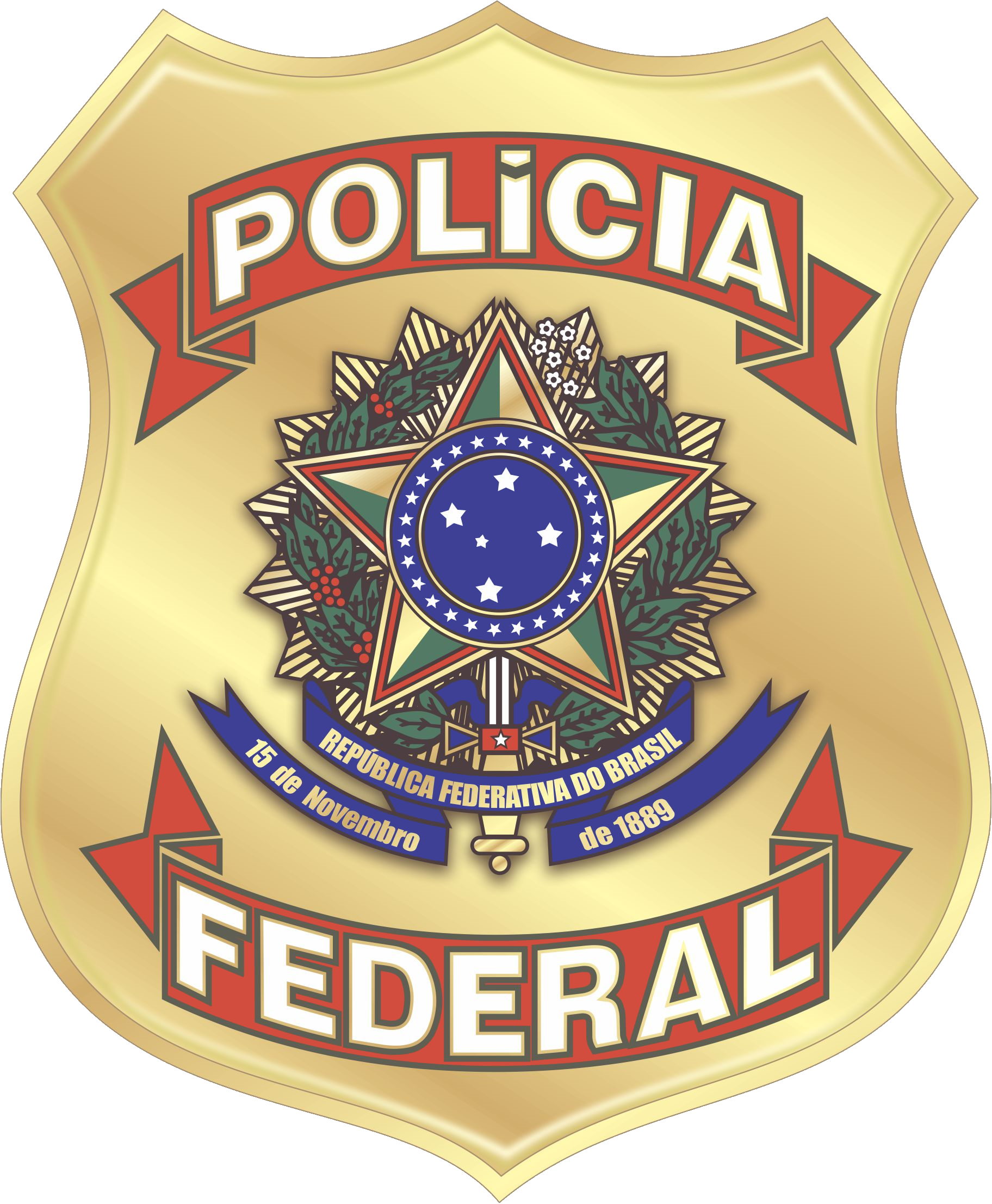Clique Na Imagem Que Deseja Para Baixar O Logo Policia - Logo Policia Federal Png (1824x2213), Png Download