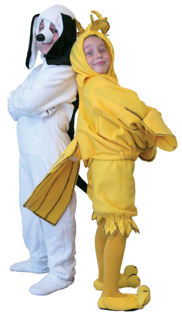 Snoopy And Woodstock - Halloween Costume (694x1200), Png Download