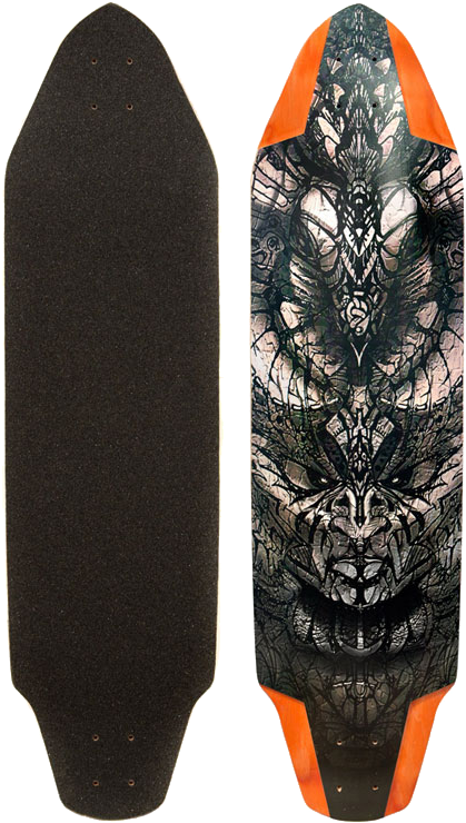 Woodstock Chieftain 38 Inch Longboard Deck 2016 (750x750), Png Download