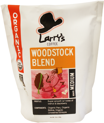Woodstock Blend **organic** - Larry's Beans Decaf Coffee, Twilight, 12 Oz (400x600), Png Download