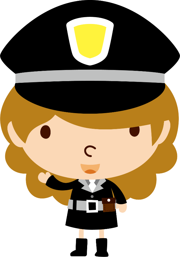 Small School Clipart - Minus Policia (630x900), Png Download