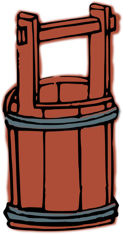 Fire Bucket Woodstock Der Blasmusik 2018 Bucket And - Wooden Bucket Clipart (395x750), Png Download