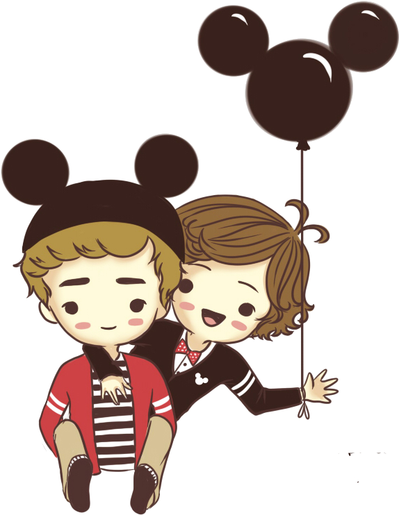 Caricaturas De One Direction Png - One Direction En Anime (626x802), Png Download