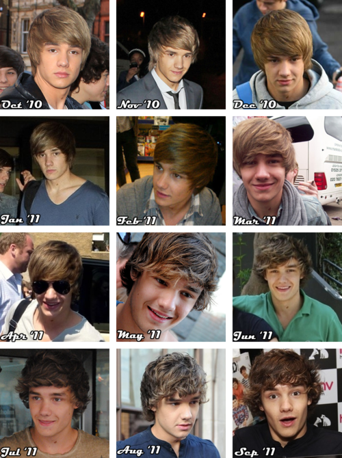 Liam Payne Images Liam's Hair Through The Ages - Liam Payne Hair Through The Years (500x670), Png Download