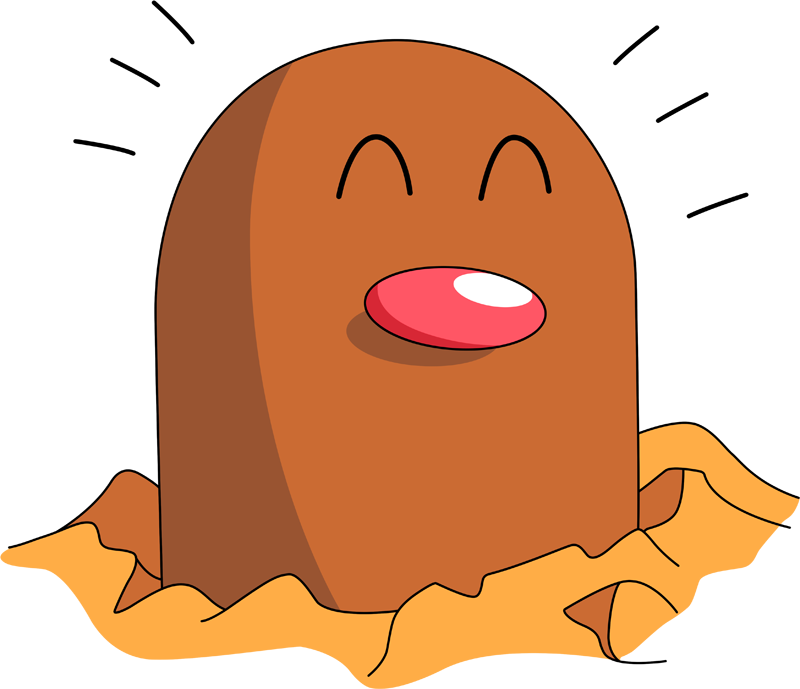 0 Yorum - Diglett Shiny (800x689), Png Download