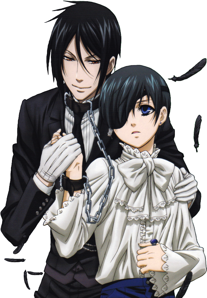 Sebastian And Ciel (705x1000), Png Download