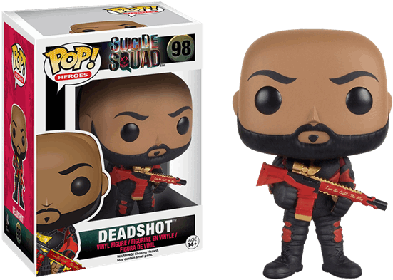 Deadshot Pop Vinyl Figure - Deadshot Funko Pop (600x600), Png Download