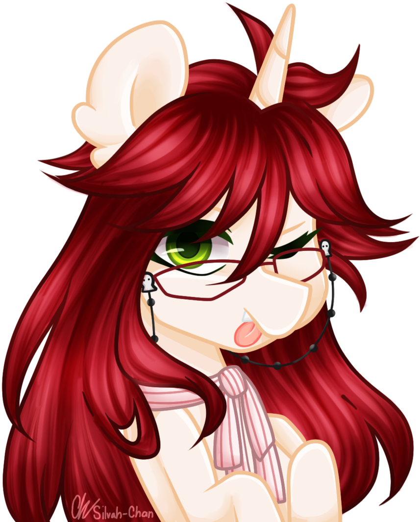 #1538996 - Artist - Silvah-chan, Artist - Sketchyhowl, - Mlp Grell Sutcliff (1024x1090), Png Download