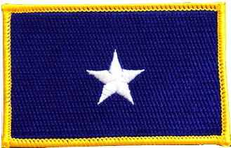 Bonnie Blue Flag Patch - Hamburg Civil Rectangular Patch (457x457), Png Download