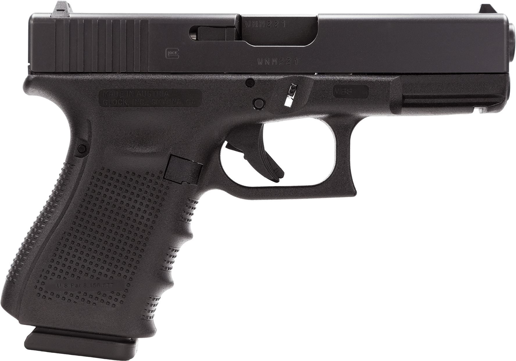 69579 - 22 Gen 4 Glock 40 (1800x1264), Png Download