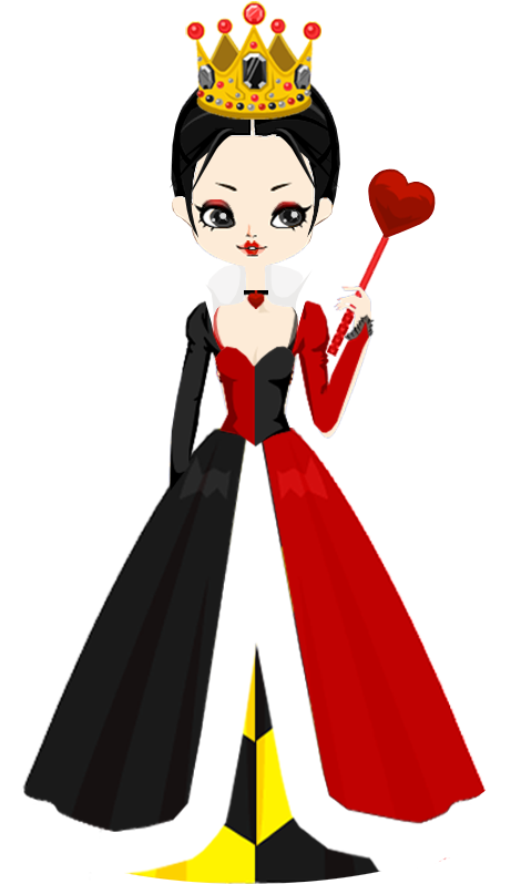 Queen Of Hearts Classic Version By Marasop - Clipart Queen (490x832), Png Download