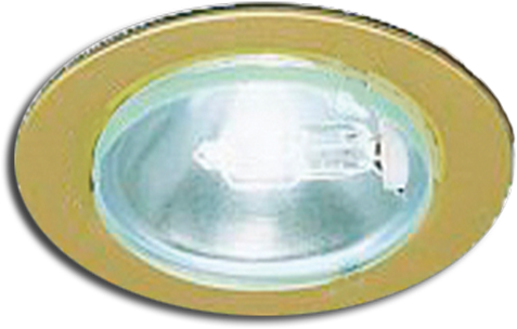 Polished Brass Clear Lens - Circle (1080x1080), Png Download