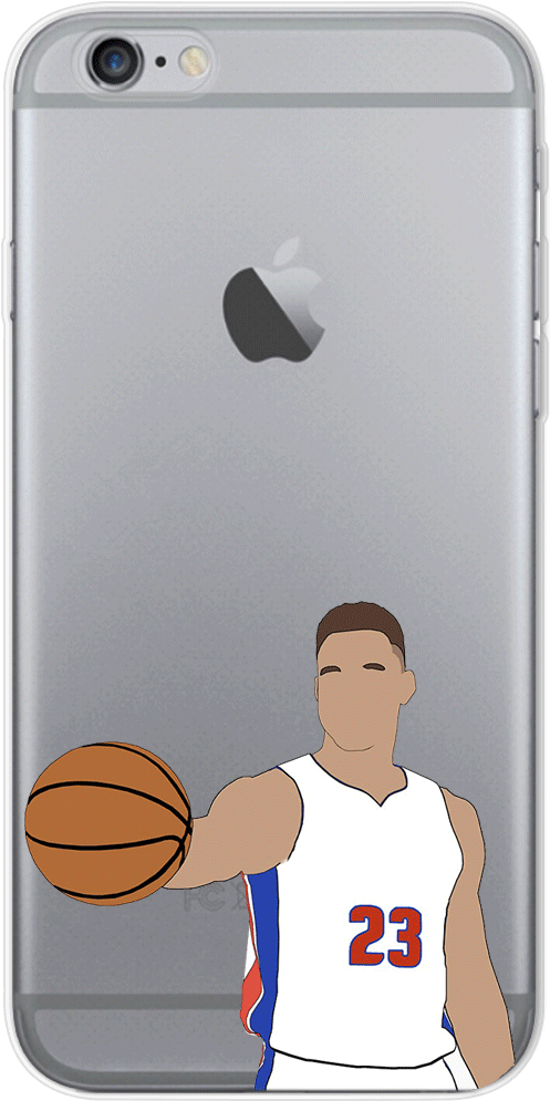 Blake Griffin Digital Art Iphone Case - Iphone 6 (550x1000), Png Download