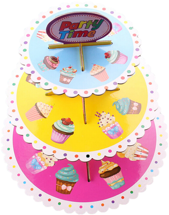Cup Cake Stands Asst -cupcake Design - Cupcake (781x772), Png Download