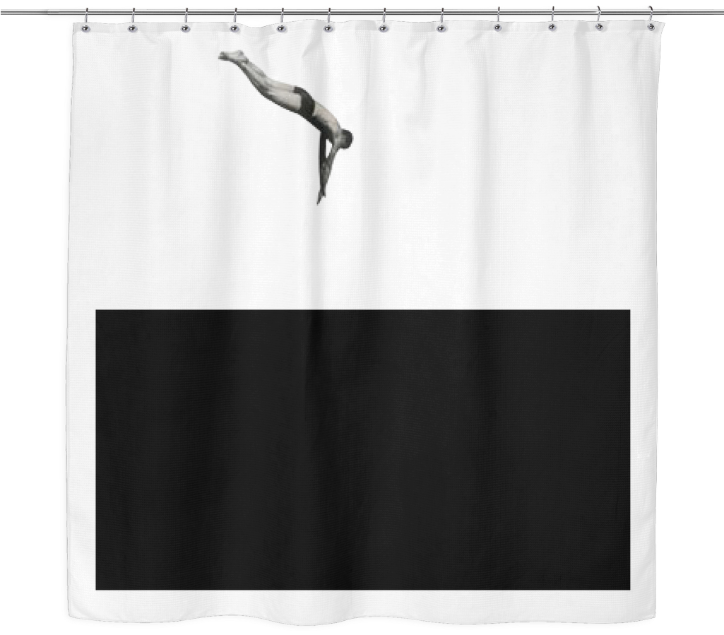 Dive In Water Funny Shower Curtain - Society6 Dive Slim Iphone 8 Plus Case (1024x1024), Png Download