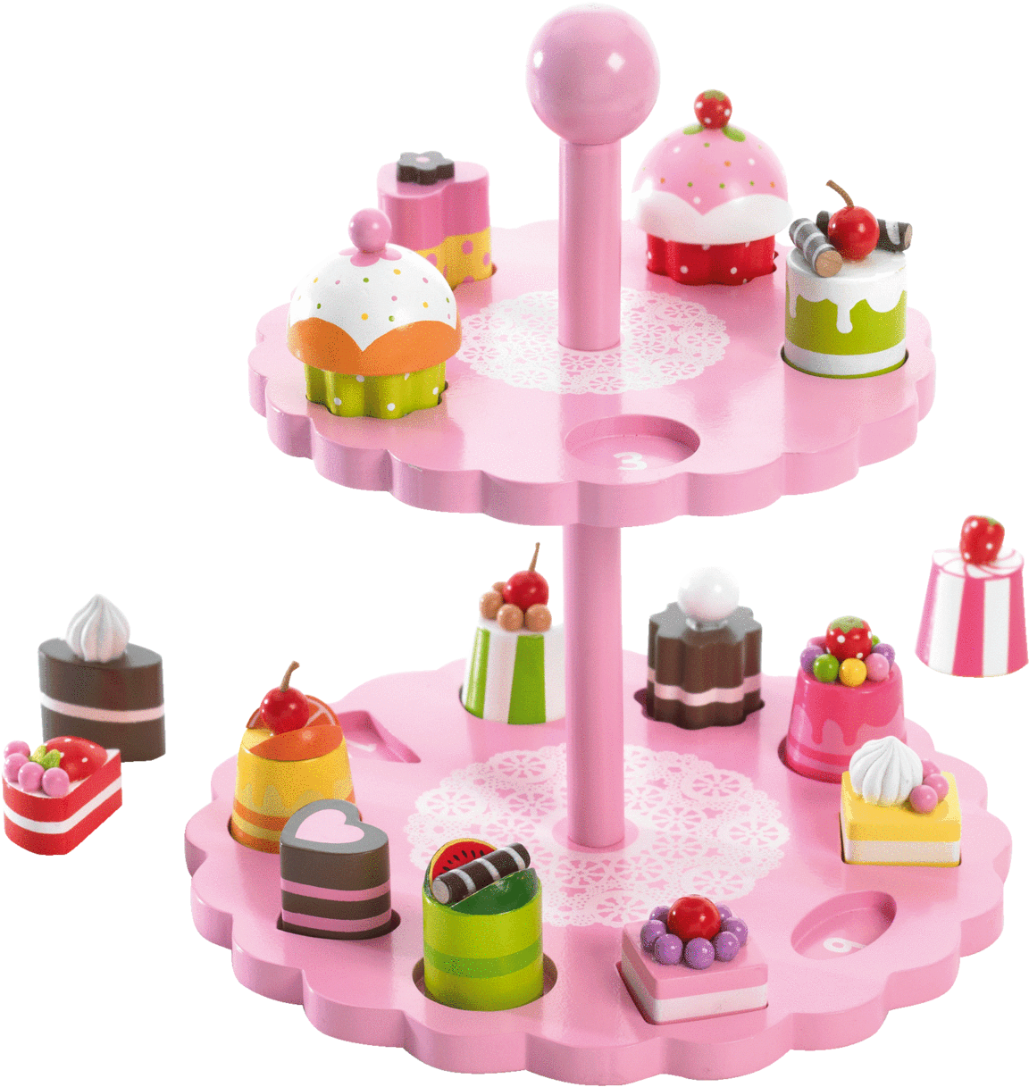 Teatime Cake Stand & Shape Sorter - Teatime Cake Stand & Shape Sorter (1440x1440), Png Download