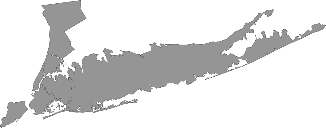 Cool Lines Sales & Marketing Territory Includes - Long Island Map Png (1060x419), Png Download