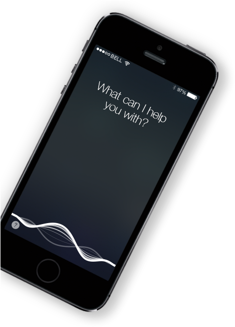 Tech Siri Phone - אייפון 4 (505x666), Png Download