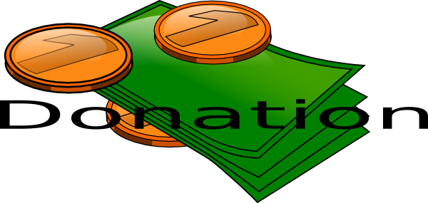 Money Clipart Money Animation - Donations Clip Art (600x285), Png Download