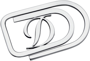 Palladium Finish Money Clip - St Dupont 003006 (408x408), Png Download