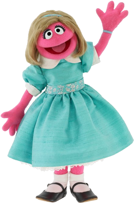 Sesam Street Clipart Prairie Dawn - Prairie Dawn Sesame Street (473x719), Png Download