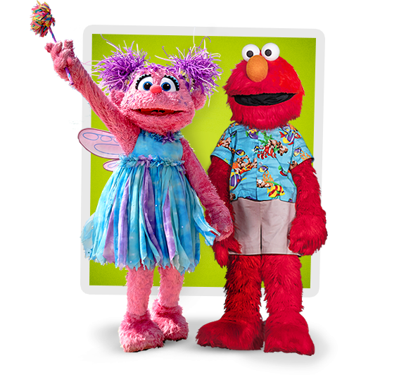 Surprise Tea Time With Abby Cadabby & Elmo - Sesame Street Playskool Lullaby Good Night Elmo Toy (594x532), Png Download