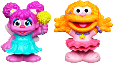 Sesame Street Toys, Sesame Street Cake, - Sesame Street Abby Zoe (400x400), Png Download