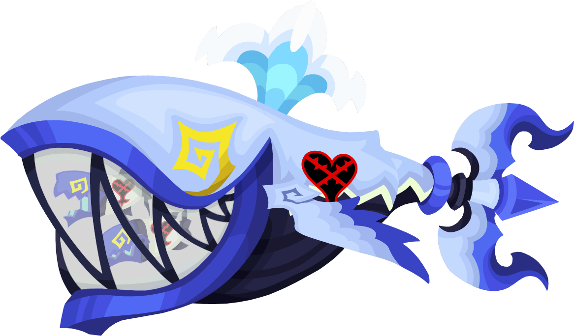 B Trident Anchor - Universe Of Kingdom Hearts (1228x786), Png Download