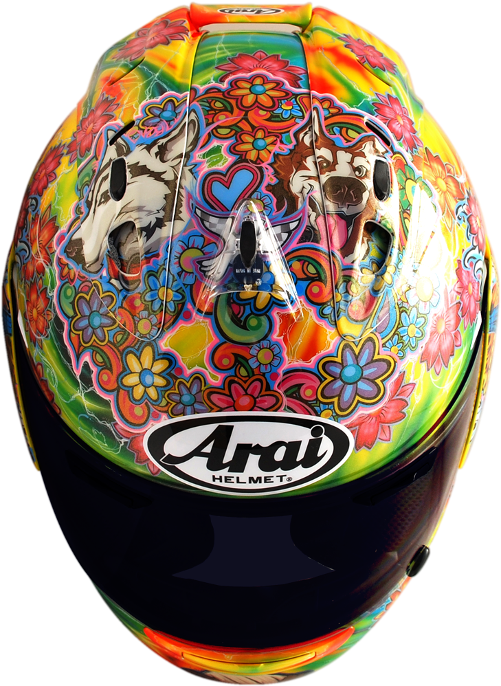 Helmet Graffiti - Arai (1050x1050), Png Download